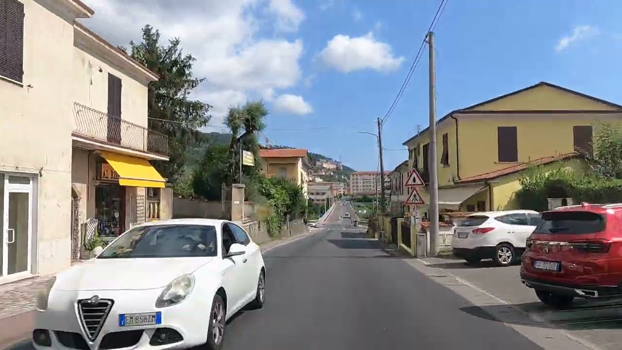 Scenic drive CARRARA to MASSA - 🇮🇹 Italy 🇮🇹