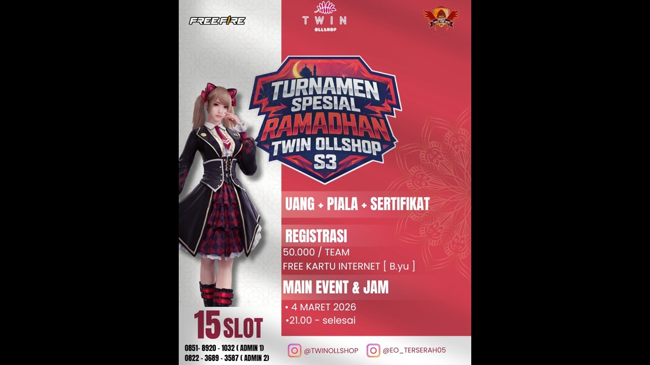 TUR OFF FREEFIRE TWINS OLLSHOP SEASON 3