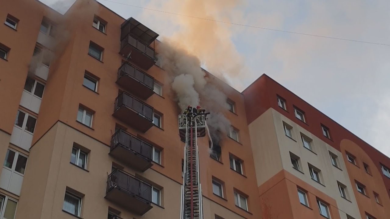 TKB - Pożar w bloku 201 - 13.09.2023