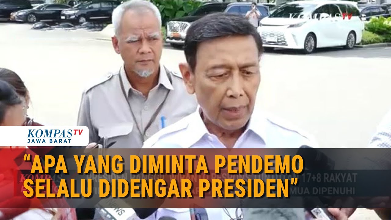 Tuntutan 17+8 Rakyat, Wiranto: Didengar Tapi Tak Serentak Semua Dipenuhi