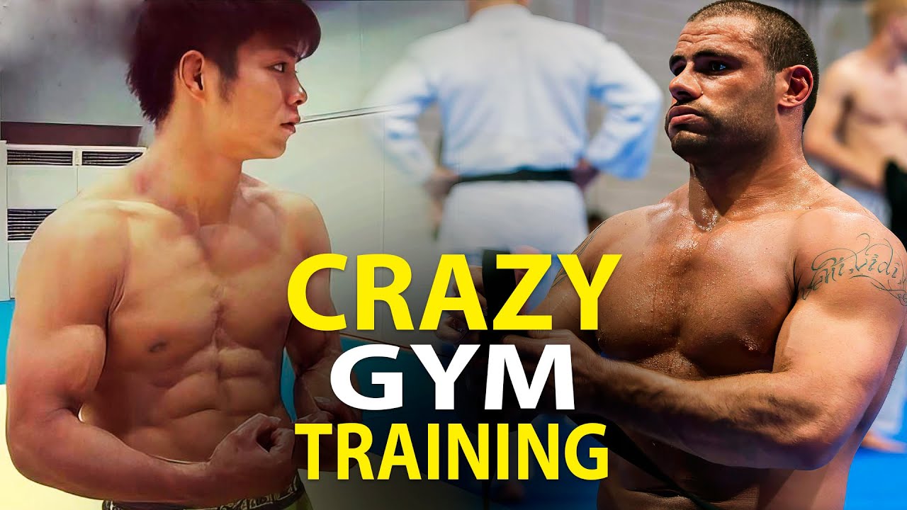 Crazy Judokas Training in the Gym