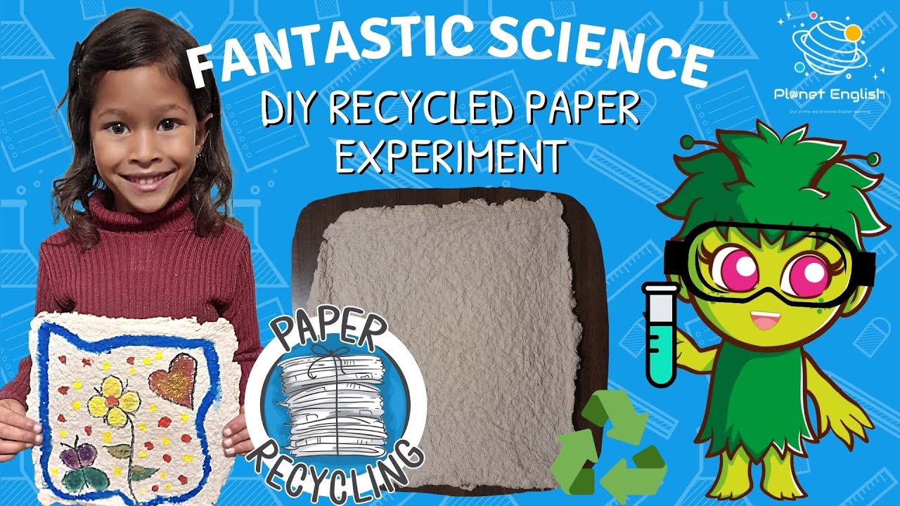 DIY Recycled Paper Experiment | Kids Science