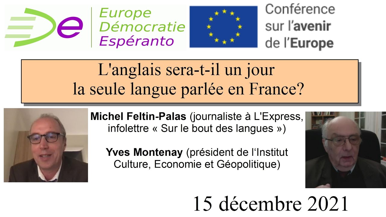 L'anglais sera-t-il un jour la seule langue parlée en France ?