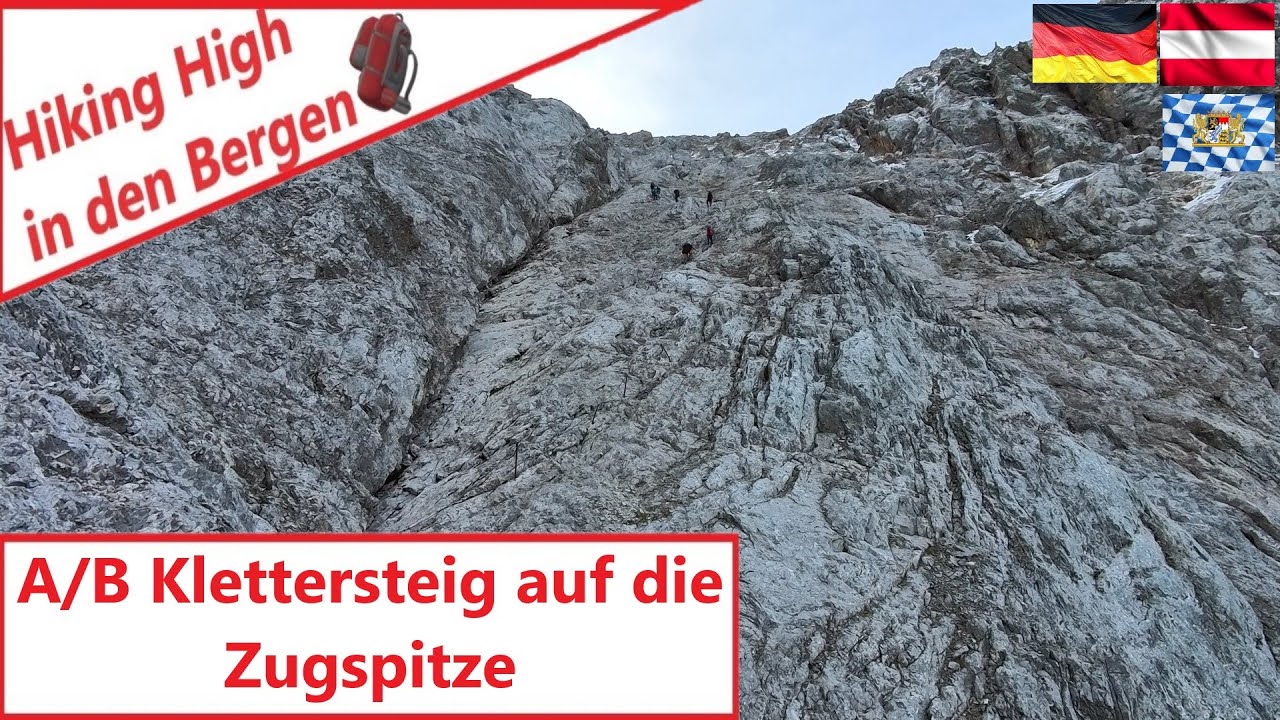 Stopselzieher Klettersteig auf die Zugspitze