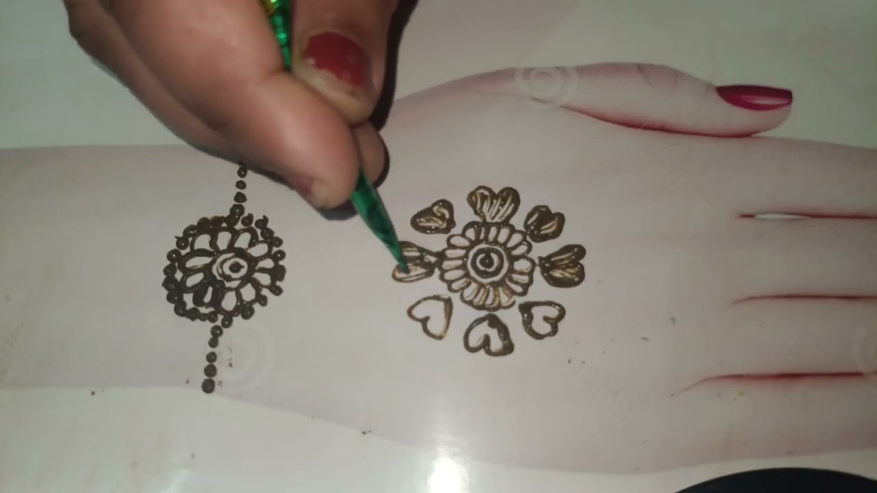 #beautiful  mehndi design tutorial step by step