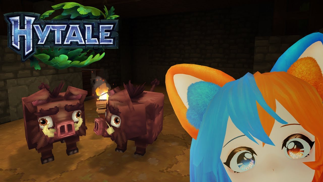 Cute Vtuber Hogs All The Plot! [Hytale stream]