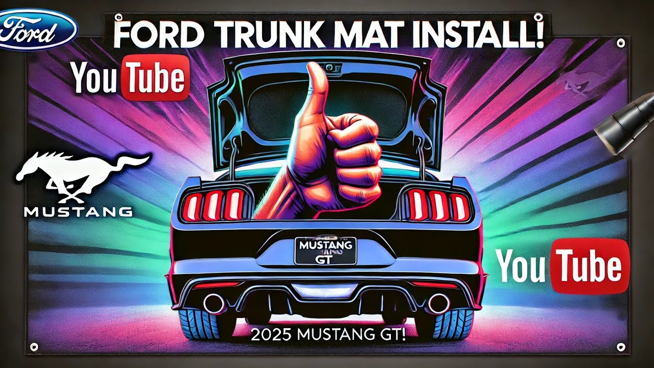 2025 Mustang GT Trunk Mat Upgrade — Easy Install! 