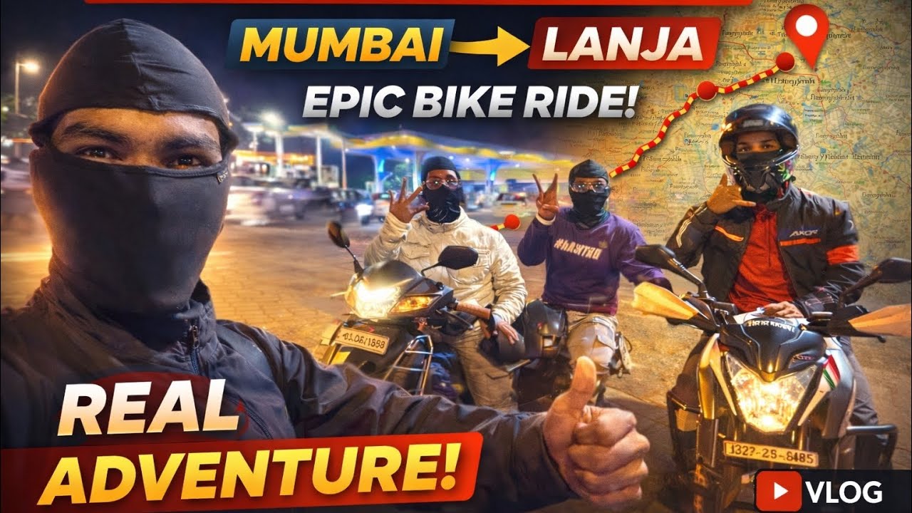 Mumbai to Lanja on Activa | Long Ride | Friends Vlog | Part 1