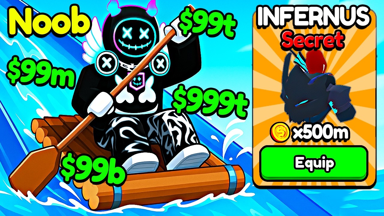 Starting Over as NOOB with OP DARK INFERNUS PET In Kayak and Surf!
