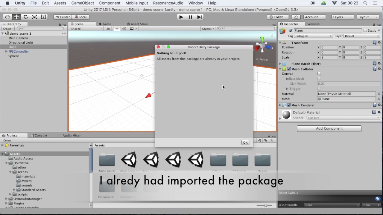 Implementing Audio in Unity: Steam Audio (Valve)
