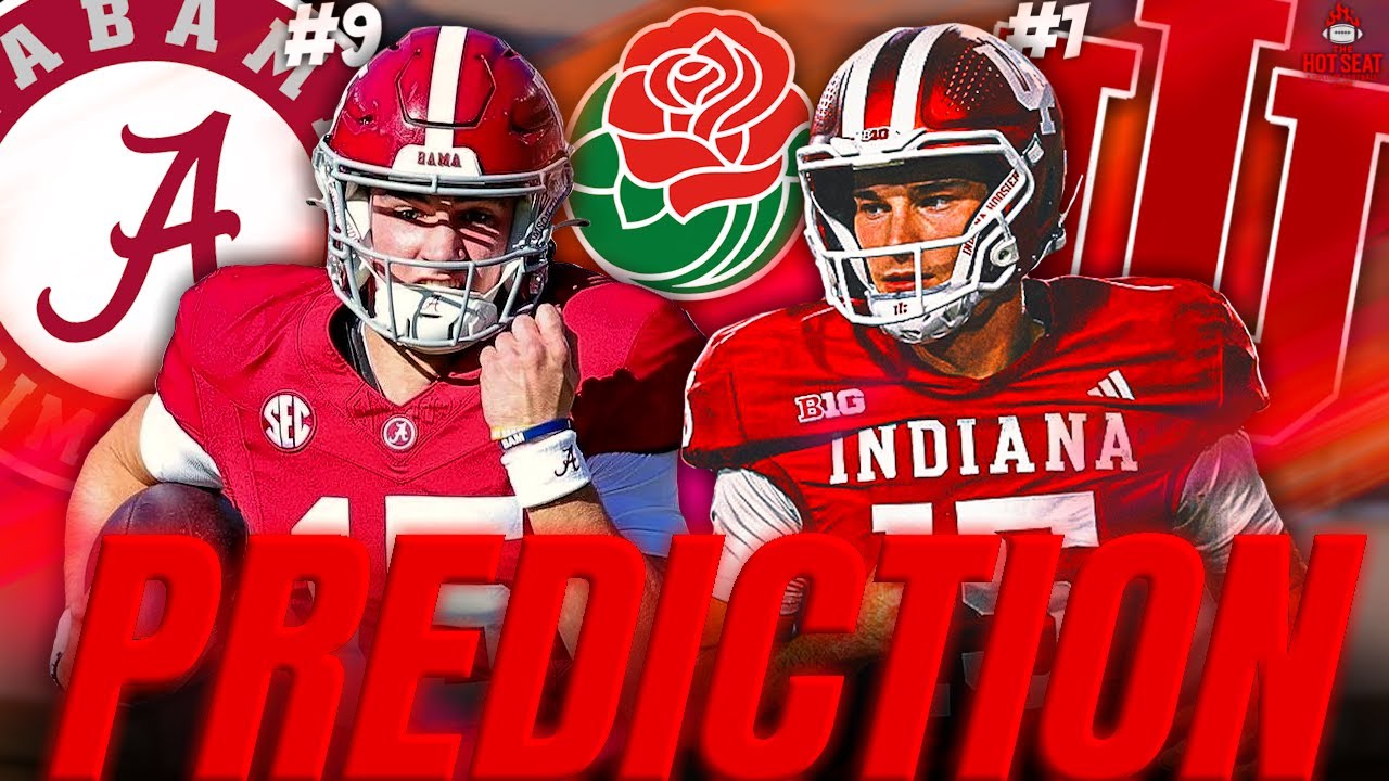 Alabama vs Indiana Prediction | College Football Playoff Rose Bowl