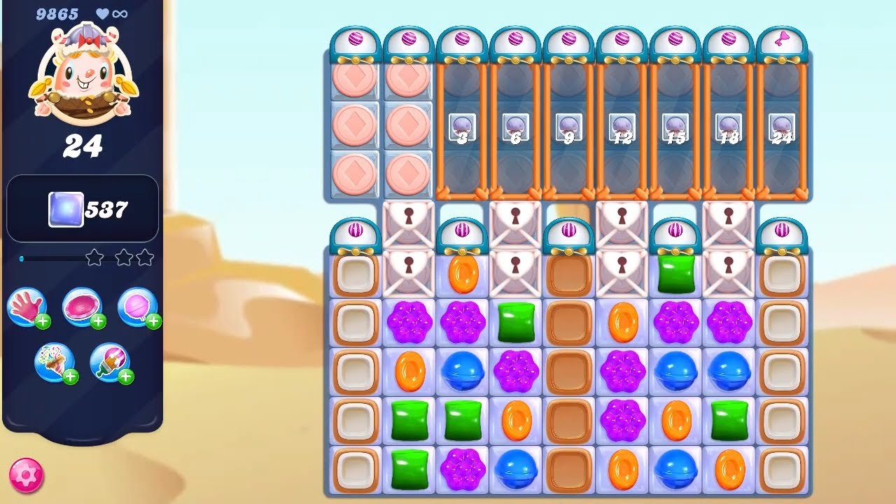 Candy Crush Saga LEVEL 9865 NO BOOSTERS (new version)🔄✅