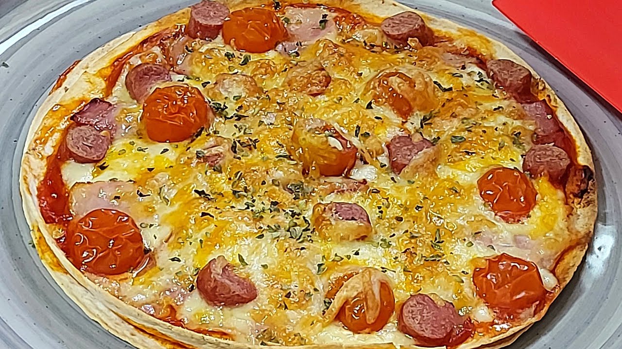 🫓 TORTILLA DE PIZZA EN SÓLO 3️⃣  MINUTOS 👌 Y A DISFRUTAR 💙 #airfryer  #Joya // BEATRIZ COCINA