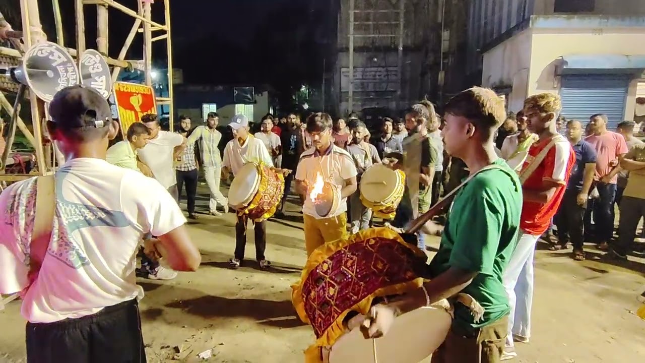 Nabadwip rash kathamo puja.Bol Bom dhol tasha 💯❗ 