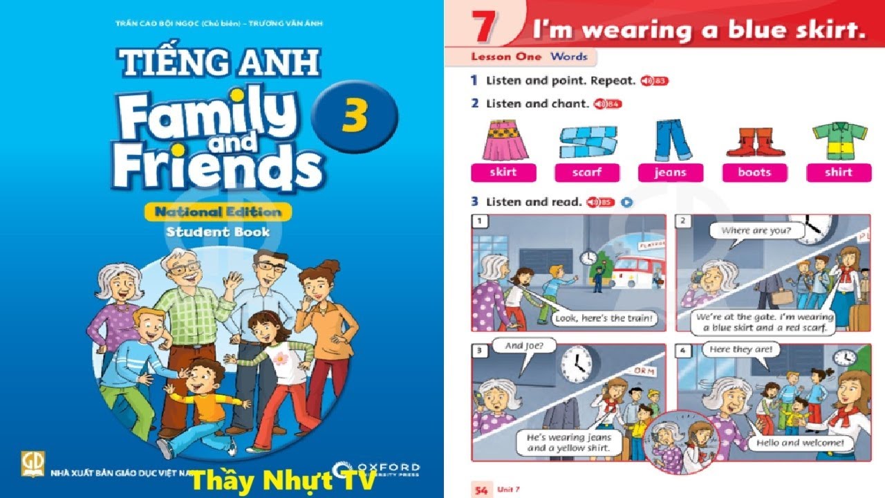 Bài 7 Trang 54 - Tiếng Anh Lớp 3 Family And Friends National Edition Studentbook - Thầy Nhựt TV