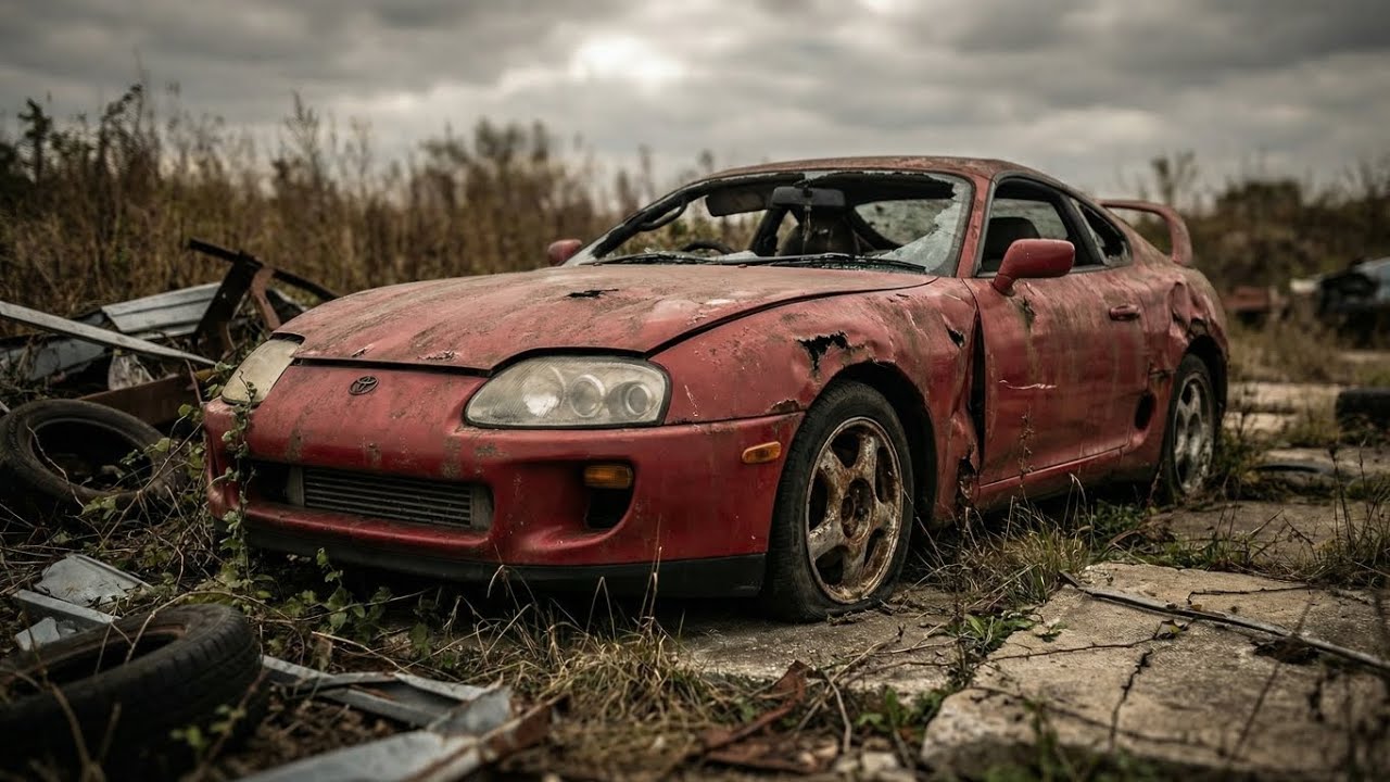ASMR Восстановление автомобиля! Полная реставрация 1998 Toyota Supra из запущенного состояния до как