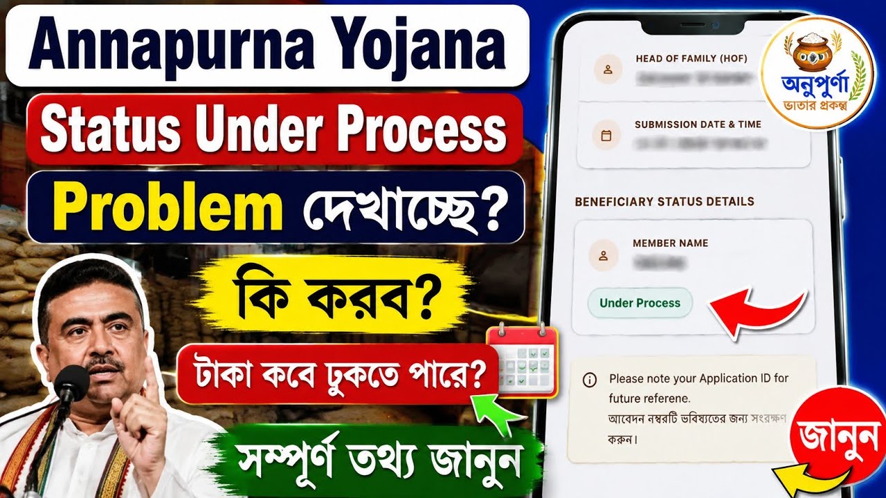 Annapurna Bhandar Under Process | Annapurna Yojana Status Check Under Process Problem |Under Process