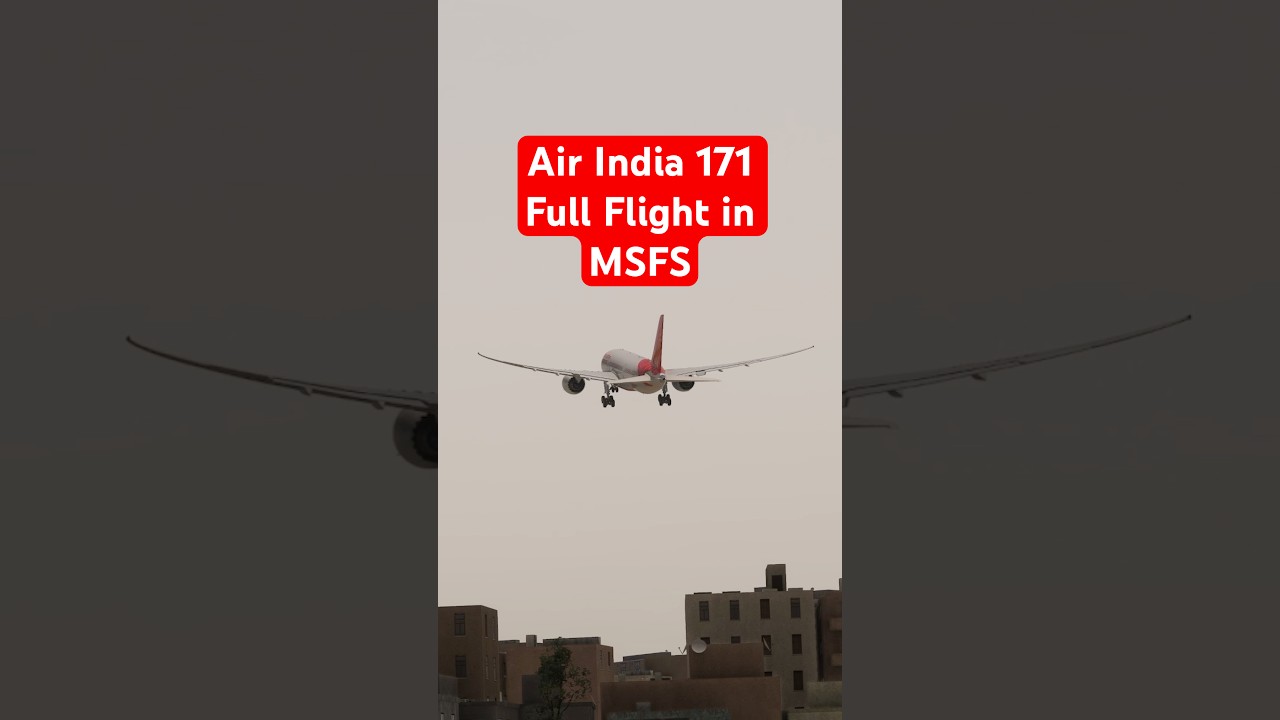 Air India 171 Full Flight in Microsoft Flight Sim