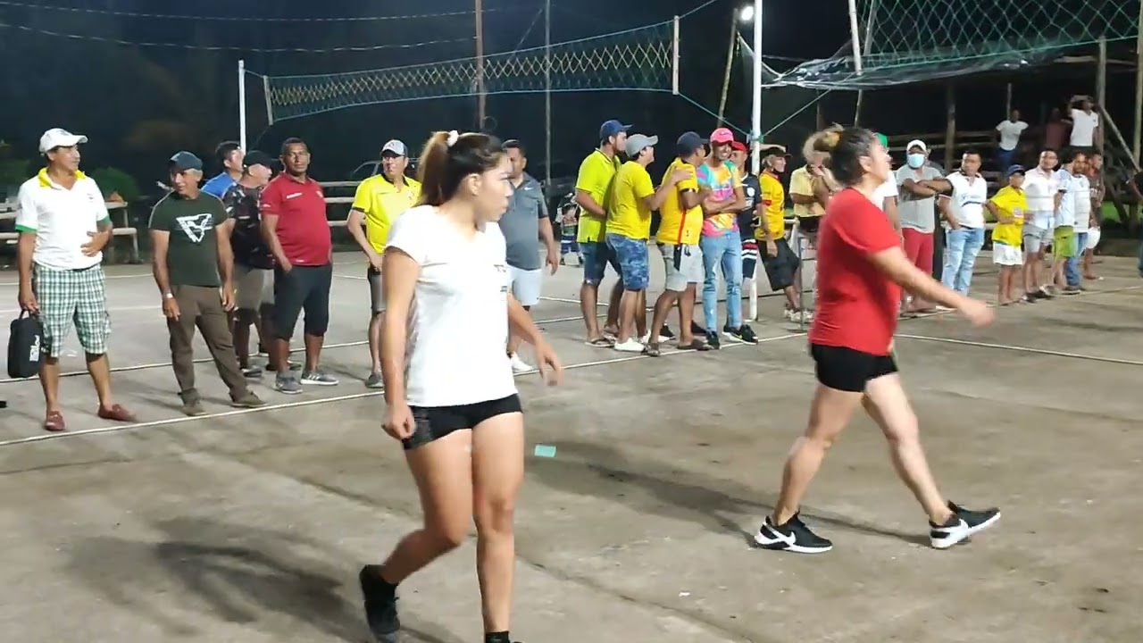 POLÉMICO PARTIDO ENTRE MARIA ABRIL VS SELECCIÓN DEL EMPALME ECUAVOLEY MIXTO