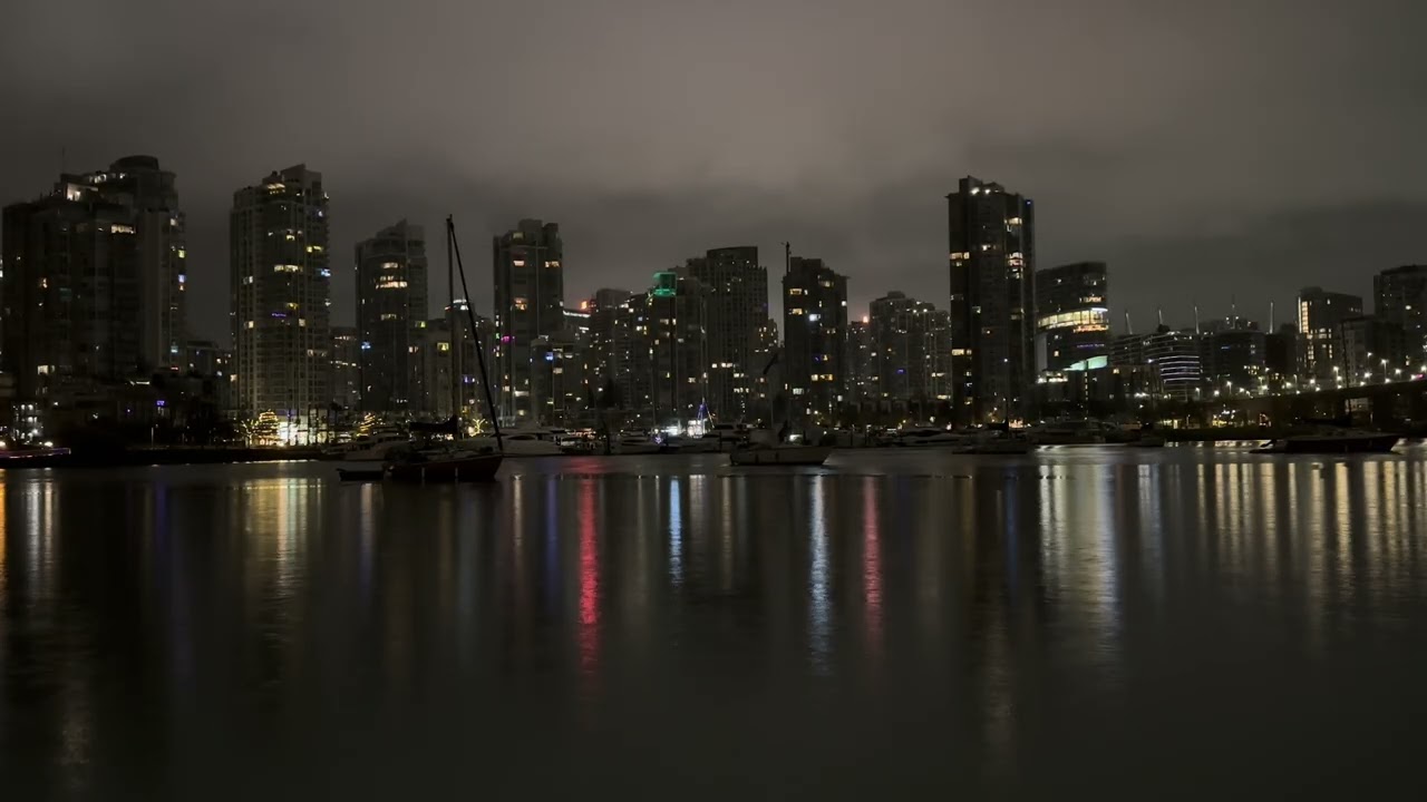 Rain Sleep & Deep Relaxation City Skyline
