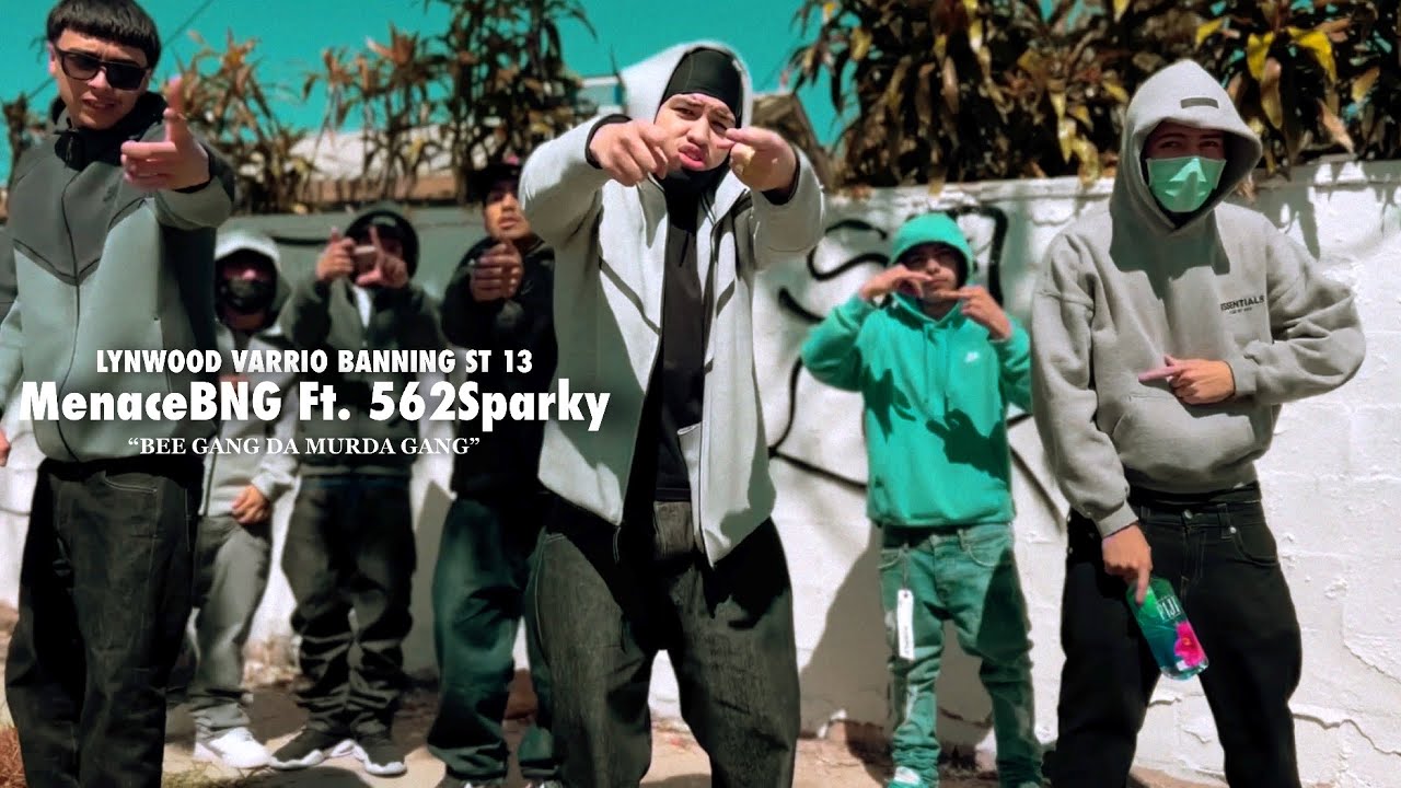 Lynwood Varrio Banning St 13 | MenaceBNG Ft. 562Sparky “Bee G*ng Da M*rda G*ng” (Music Video) #fyp