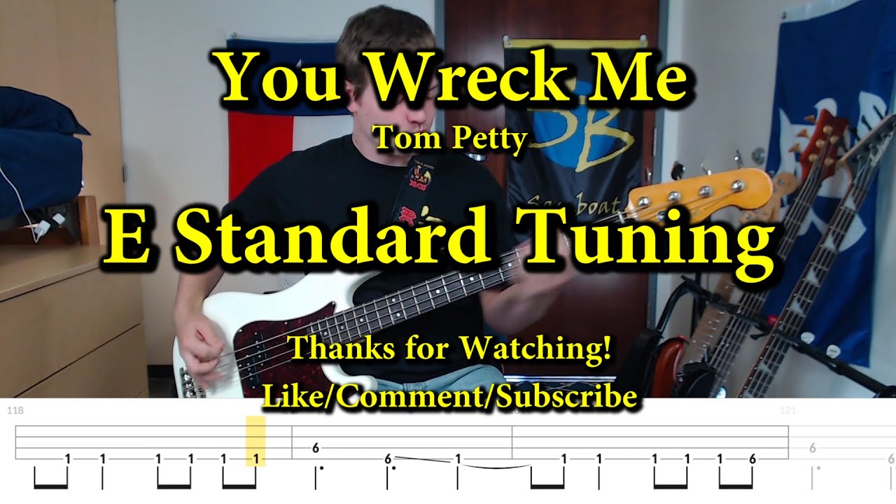 You Wreck Me - Tom Petty (Bass Cover with Tabs)
