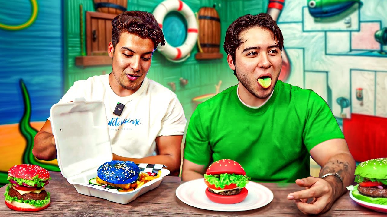 PEDIMOS TODAS LAS COLORBURGERS DE BOB ESPONJA 🤑🥵