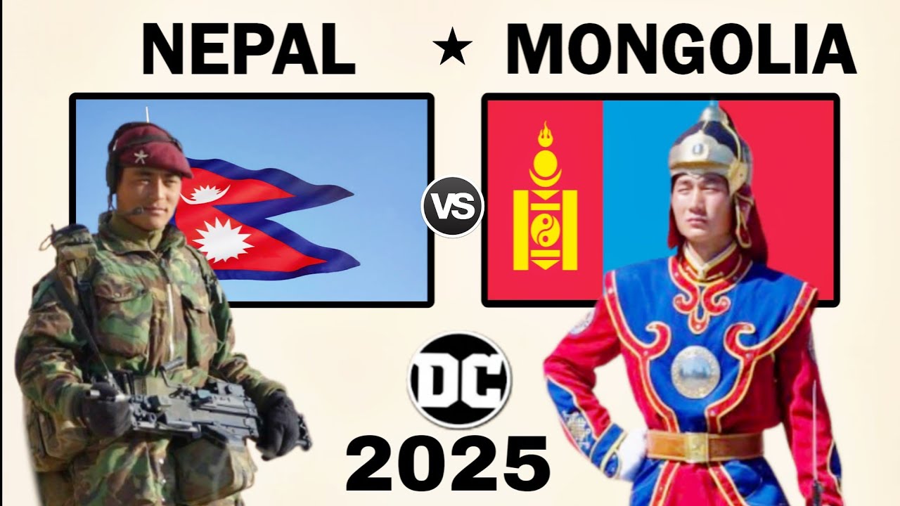 Nepal vs Mongolia Military Comparison 2025 || Mongolia