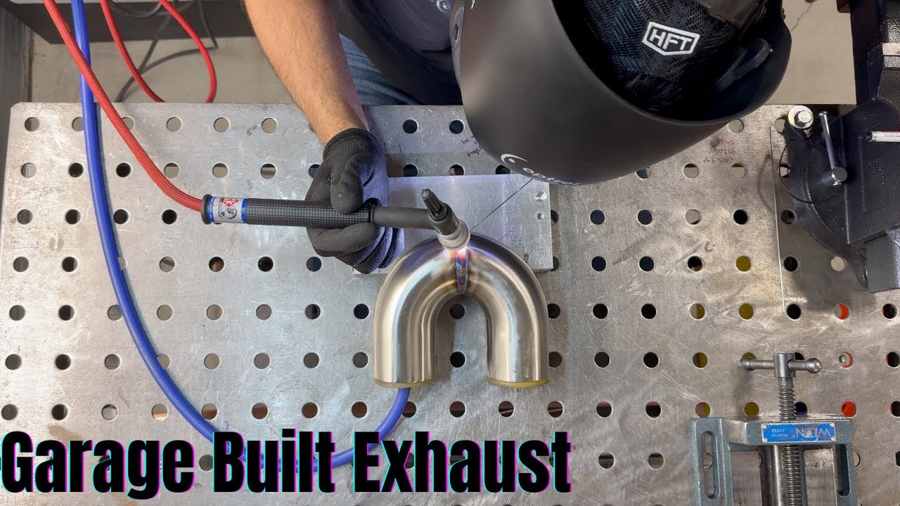 Building BMW E36 Exhaust in my Garage