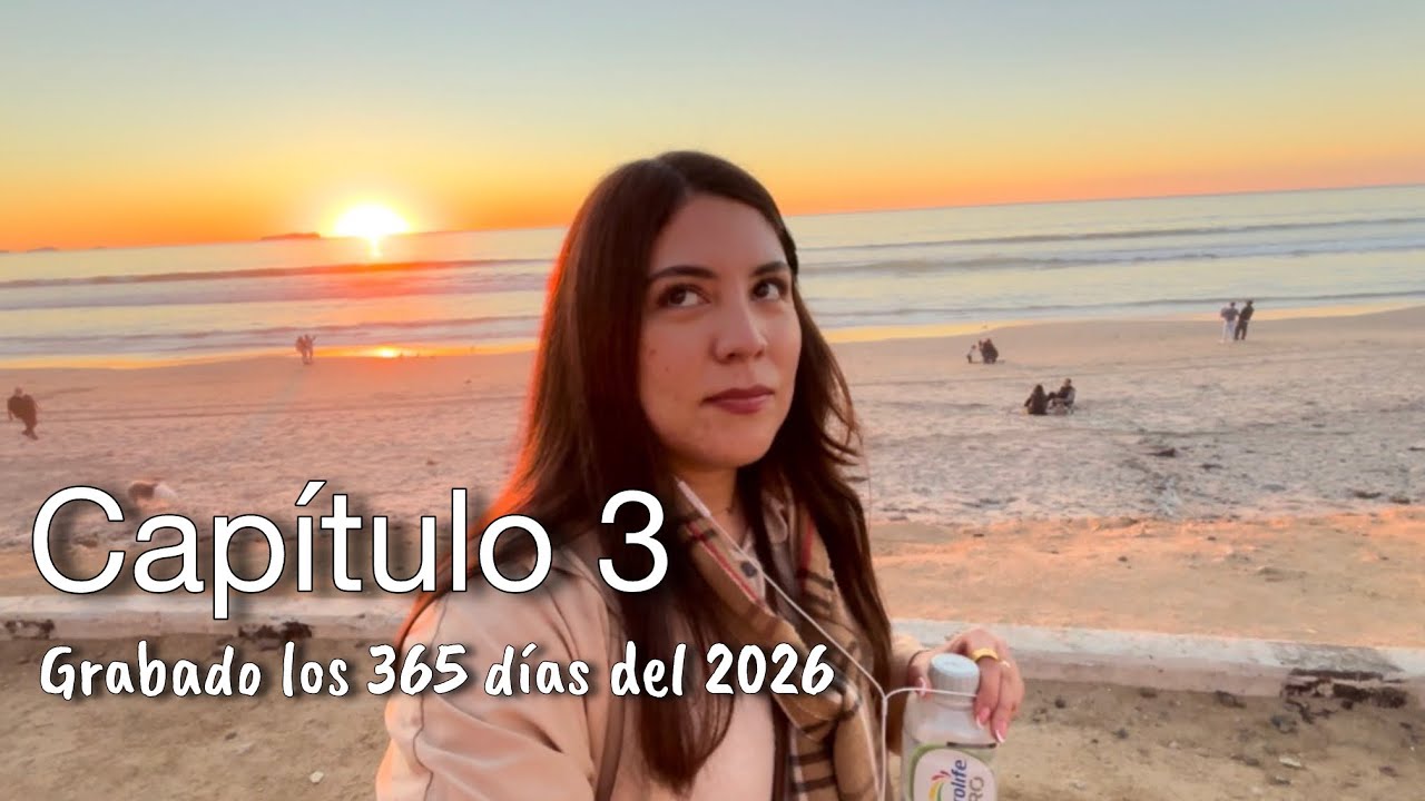 Paseando por el malecón de playas de TJ (viendo nuestro primer atardecer del 2026)