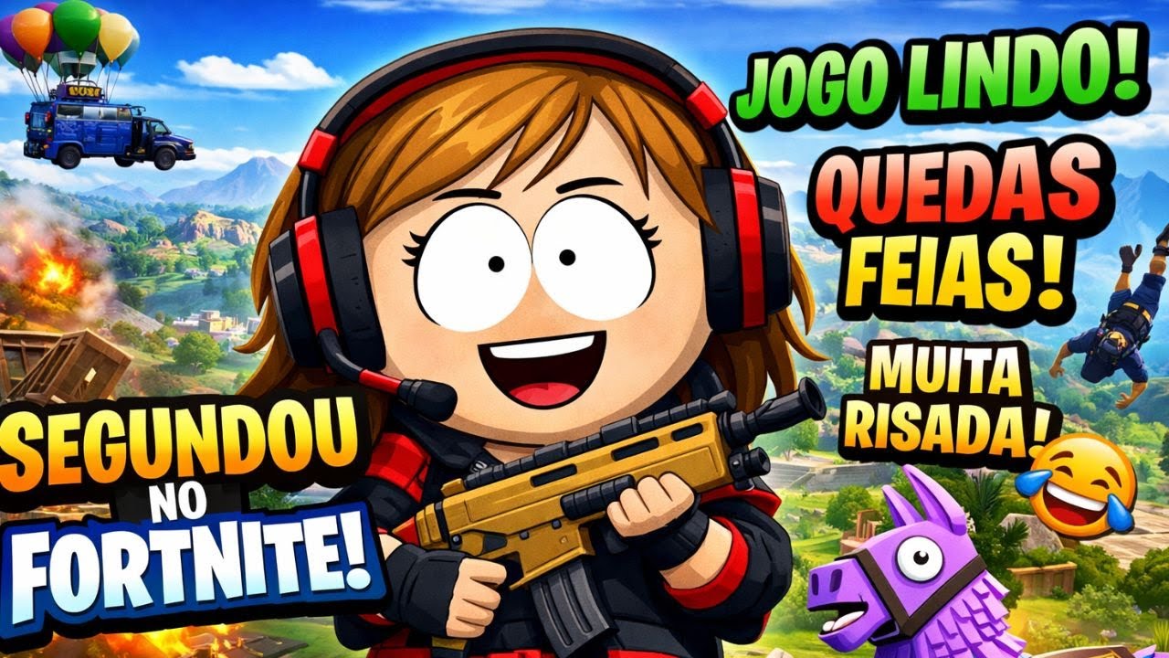 Segundou no Fortnite! Só Jogo Lindo, Quedas Feias e Risadas #fortnite