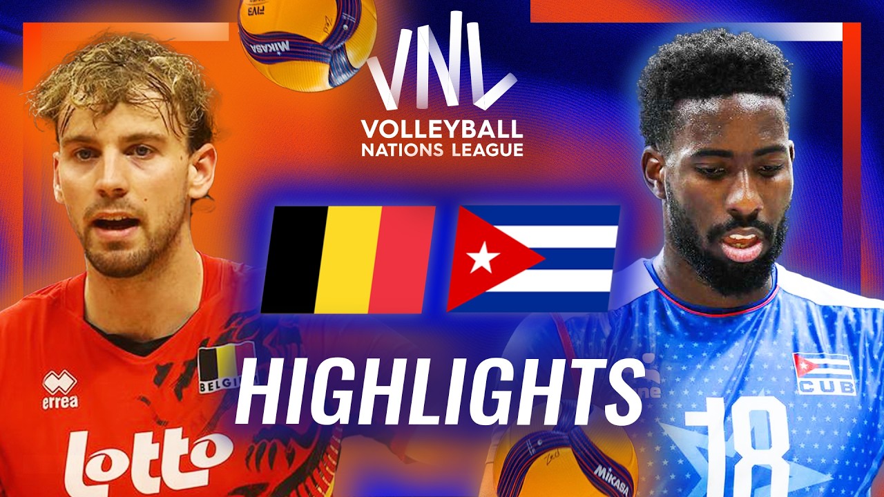 Belgium 🇧🇪 vs. Cuba 🇨🇺 - Highlights | Week 3 | Men's VNL 2026