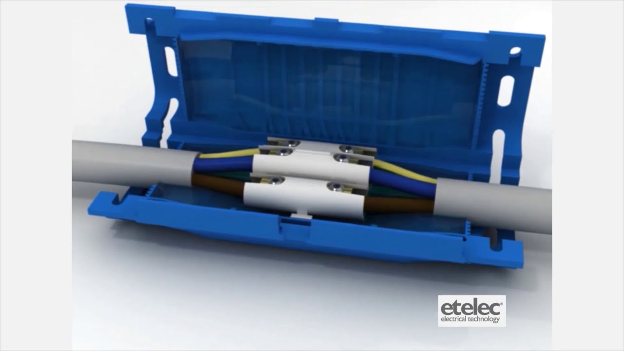 Cajas de empalme Etelec con gel de silicona aislante  - Línea SHARK