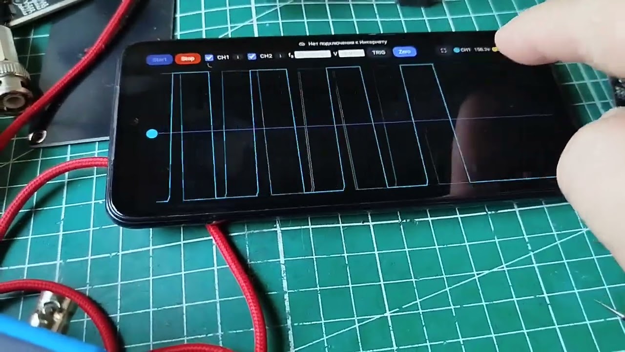 Простой web осциллограф на ESP32