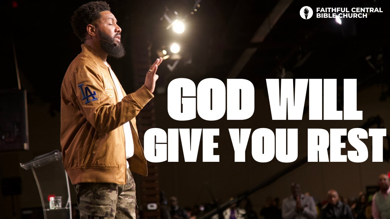 TRY GOD: God Will Give You Rest x Dr. JP Foster