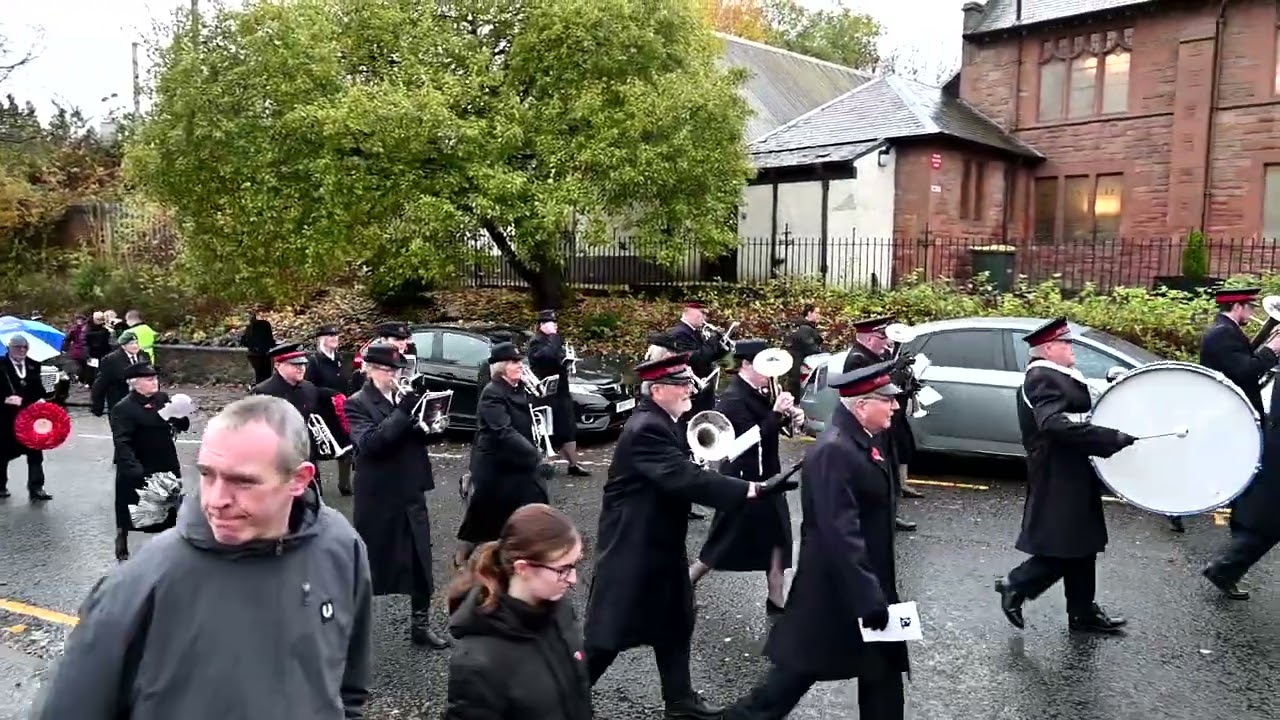 Bellshill Salvation Army Remembrance Day March 9th November 2025
