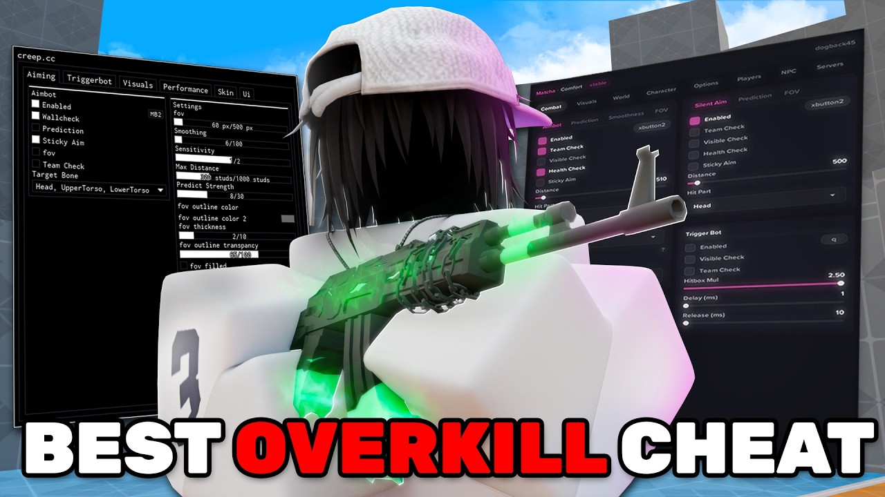 CHEATING With The BEST Overkill Script | Skin Changer, Silent Aim, Aimbot & MORE