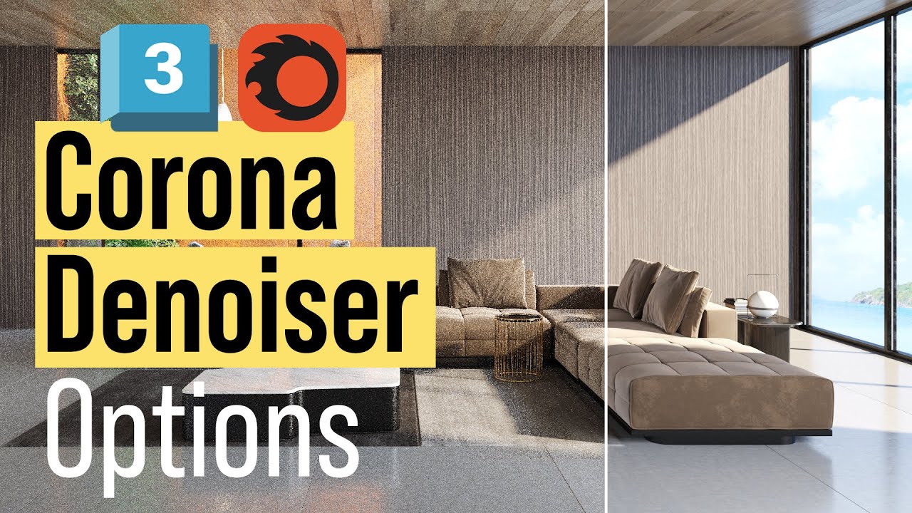 Corona Render: Opciones de Denoising explicadas (GPU AI vs. High Quality)