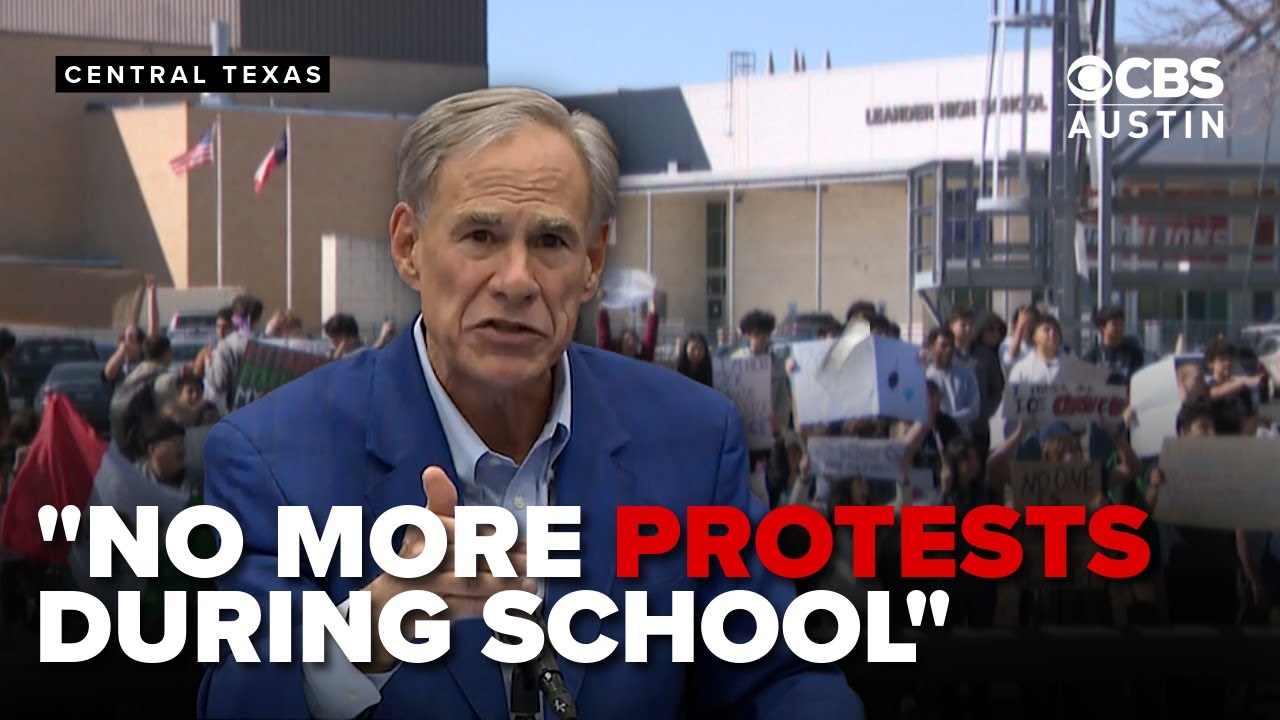 Texas governor speaks out against student ICE walkouts