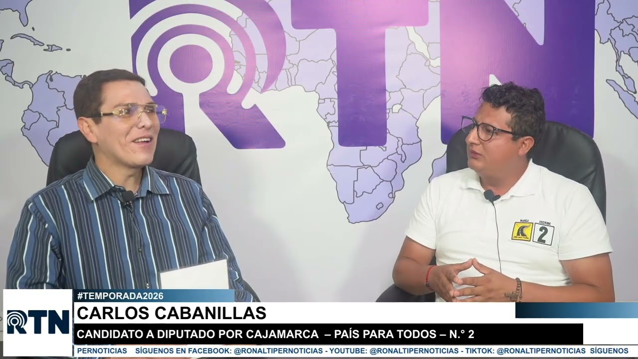 CARLOS CABANILLAS, CANDIDATO A LA CÁMARA DE DIPUTADOS POR EL PARTIDO PAÍS PARA TODOS