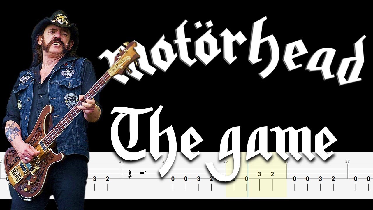 Motörhead – The Game (🔴Bass Tabs | Notation) @ChamisBass #chamisbass #motorheadbass #basstabs