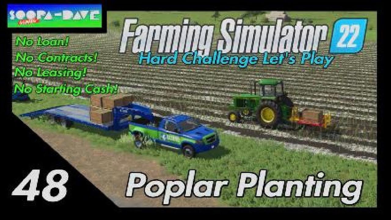 Farming Simulator 22 Poplar Planting