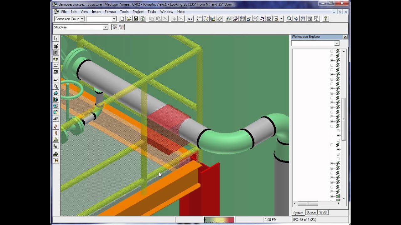 Structural Enhancements-CIMsteel & Designed Handrail-Now Available Smart 3D V2011 Service Pack 1