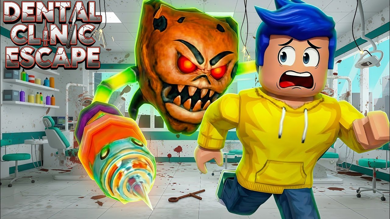 Mega Escape Dental Clinic Roblox | Caught Or Escape?