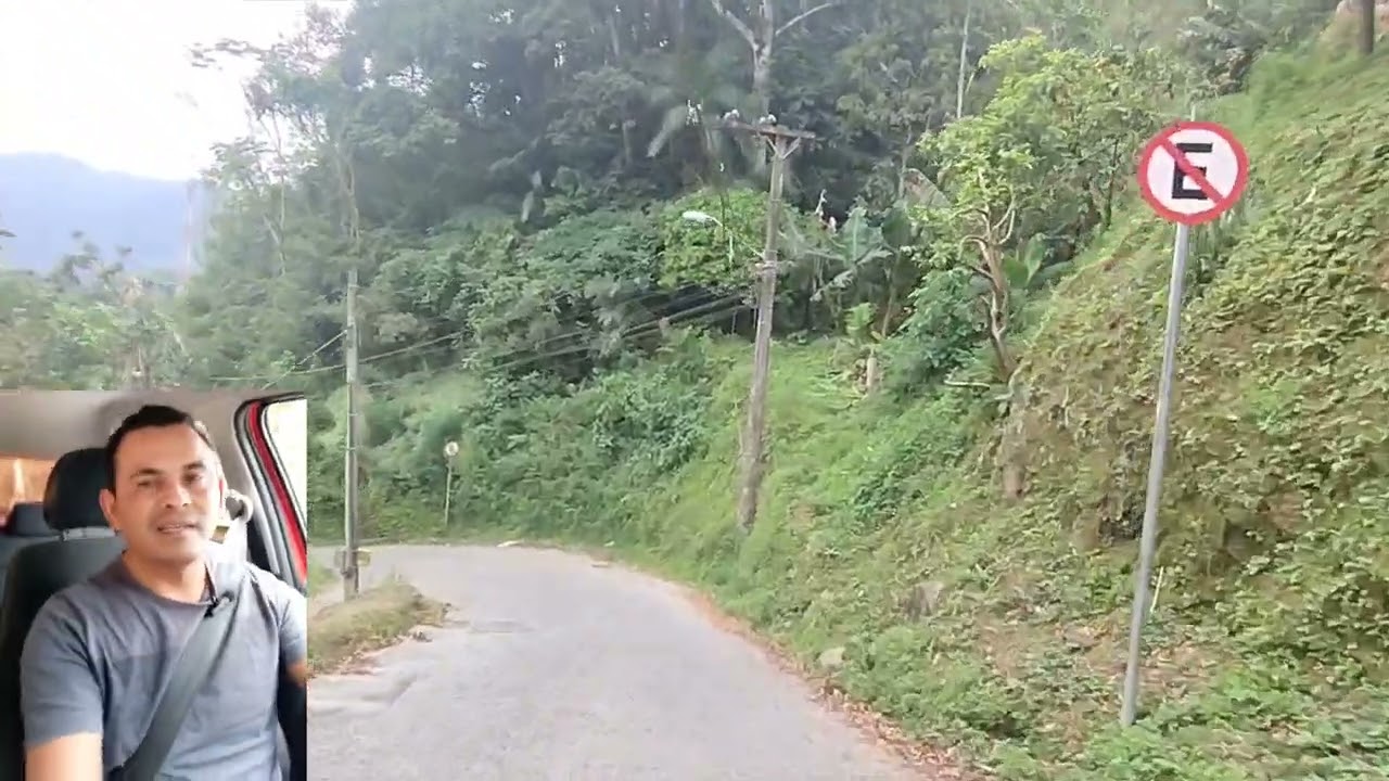 Descendo o morro mais Alto do bairro Garcia em Blumenau-SC