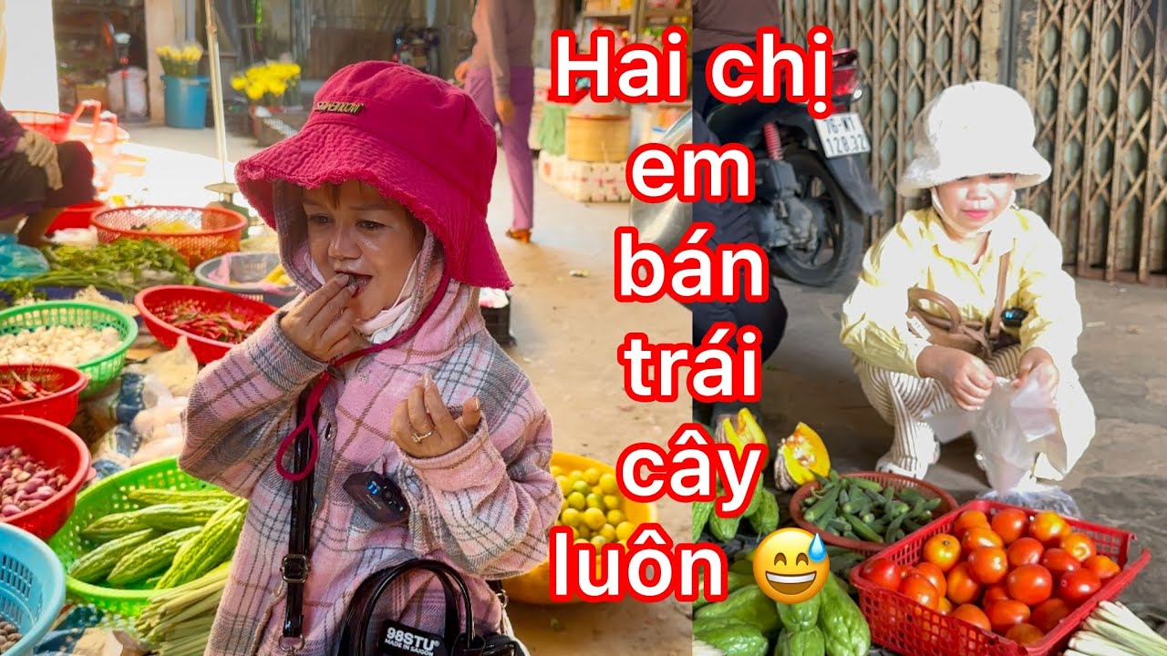 Ba mẹ con đi chợ và trò chuyện cùng bà nội của bé Huyền Hrê || Cô Chủ Nhỏ