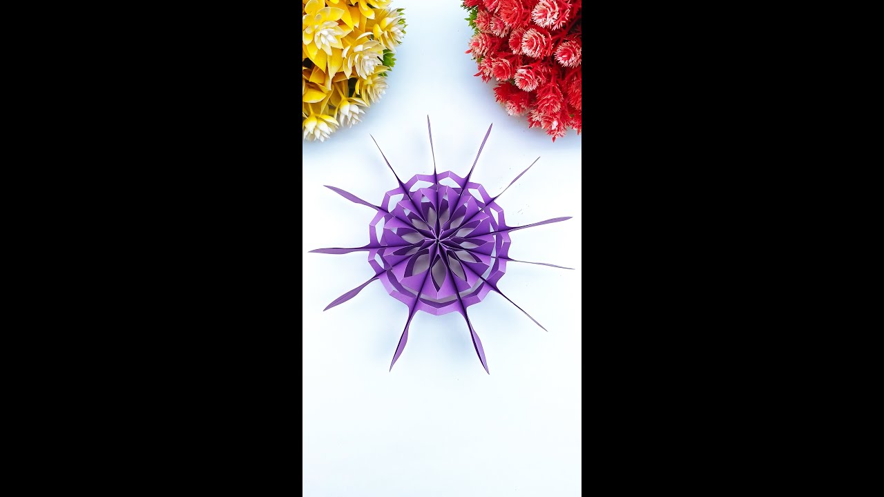How To Cut a Snowflake ❄ DIY 3D Paper Snowflakes