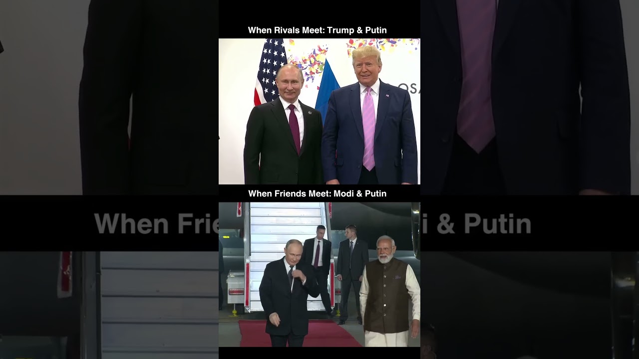 Putin Meets Trump vs Putin Meets Modi 😲 Rivalry vs Friendship! #shorts #viral #trending #viralvideo