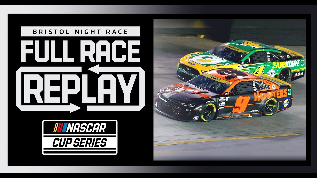 Bass Pro Shops Night Race from Bristol Motor Speedway | NASCAR Full Race Replay