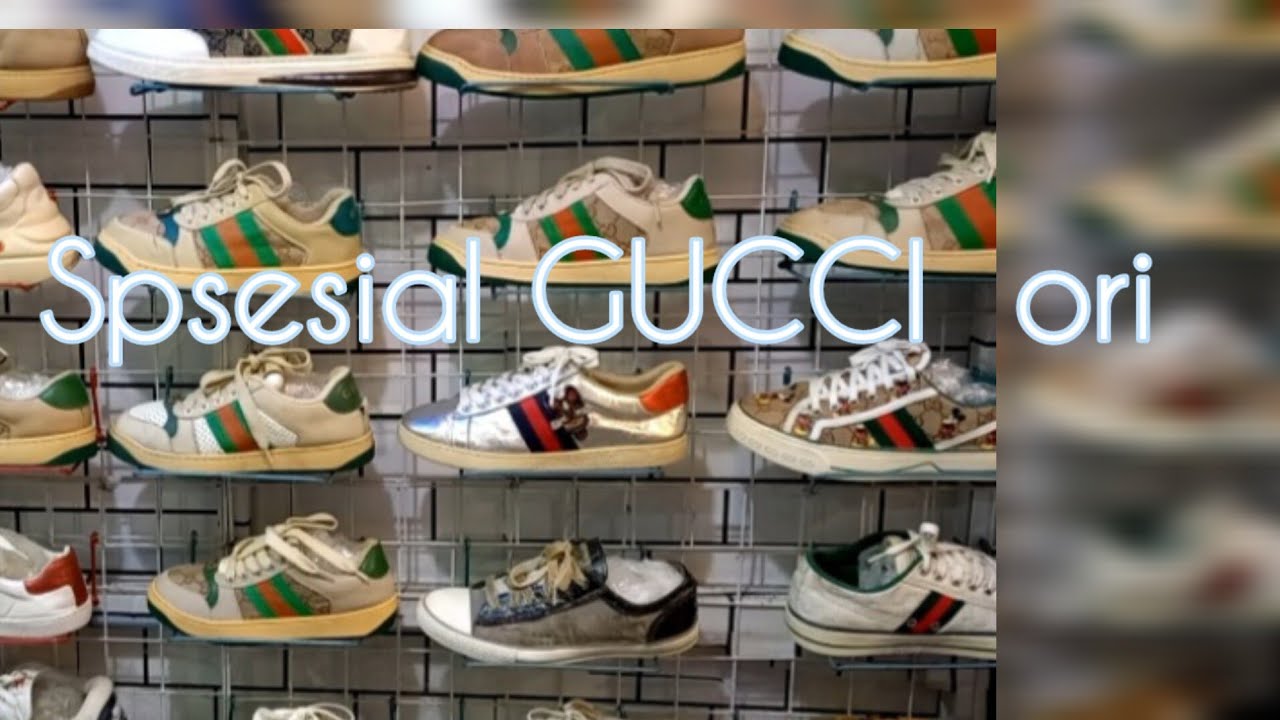 LAGI HEBOH SEPATU MODEL TERBARU GUCI ORI